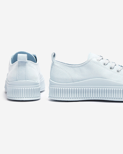 Světle modré dámské sportovní tenisky Dollof- Obuv