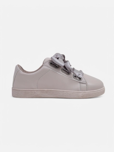 Royalfashion Dámské sneakers z ekologické kůže s dekorativními tkaničkami Etti