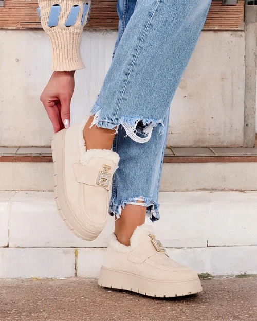 Royalfashion Жіночі утеплені мокасини Viserr