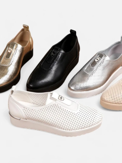 Royalfashion Туфлі для жінок на товстій підошві Goffies