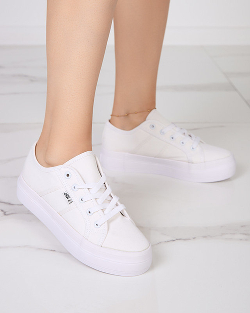 Жіночі кеди кольору екрю Colanti