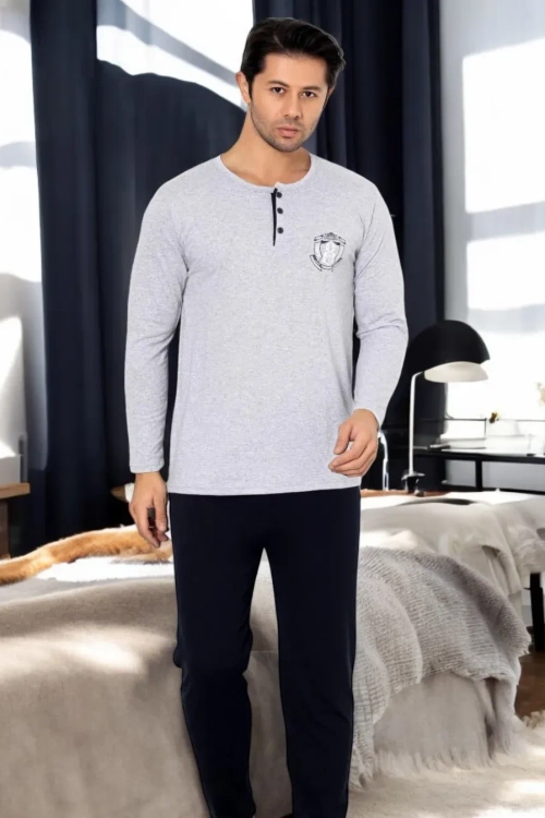 Royalfashion Чоловічі бавовняні піжами