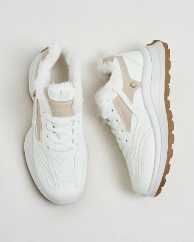 Royalfashion Dámské zateplené tenisky Terib