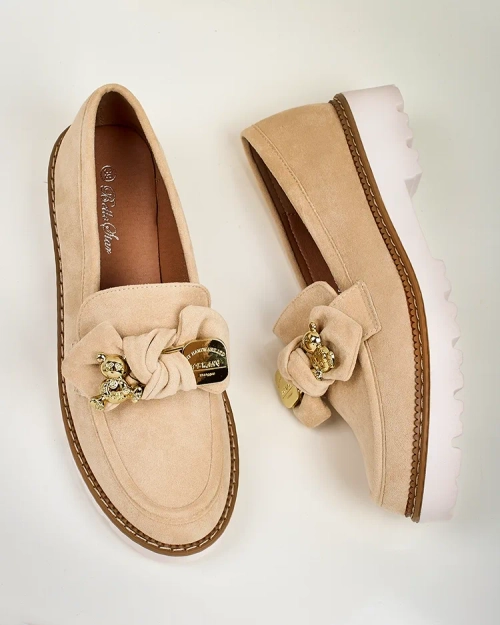 Royalfashion Жіночі мокасини з бантом Ezizer