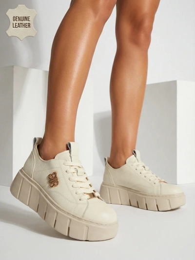 Sportovní dámské tenisky z přírodní kůže Sacerr