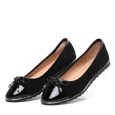 Czarne balerinki Juliya- Obuwie