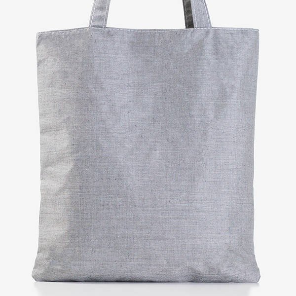 Dámská šedá taška s potiskem - Kabelky