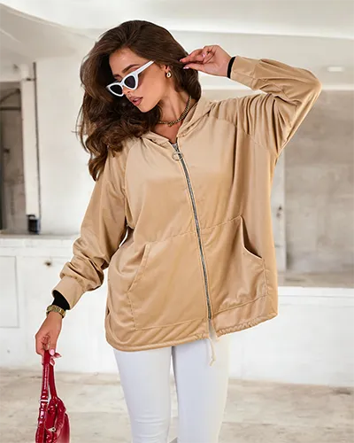 Royalfashion Dámská mikina bez kapuce