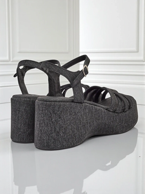 Royalfashion Жіночі сандалі на танкетці Shadow Lift