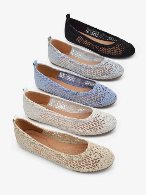 Royalfashion Жіночі перфораційні балетки Annete