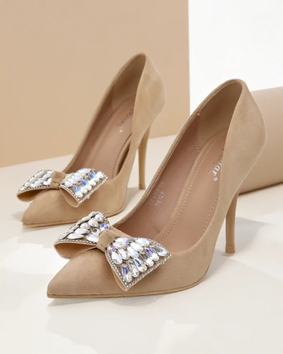 Royalfashion Dámské stiletto s mašlí Cocarte