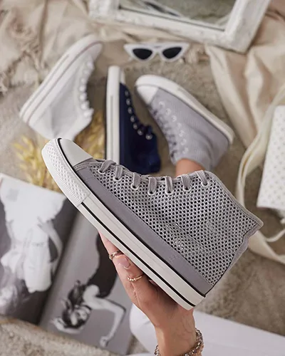 Royalfashion Dámské ažurové tenisky Nizzef