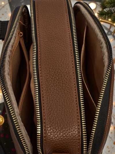 Prošívaná Malá dámská kabelka z eko kůže Connere