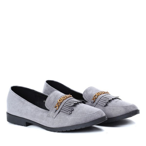 Szare mokasyny Jadoir- Obuwie