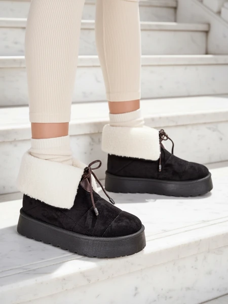 Dámské sněhule s šněrováním Royalfashion Wdeno