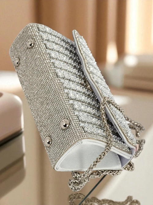 Royalfashion Копертова жіноча сумочка з цирконами Elira Dusk