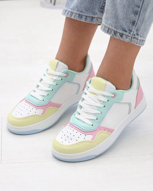 Біло-м'ятні спортивні кросівки для жінок Azzafa- Footwear