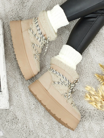 Boty a'la sněhule dámské Danira