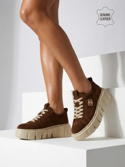 Sportovní dámské tenisky z přírodní kůže Renos