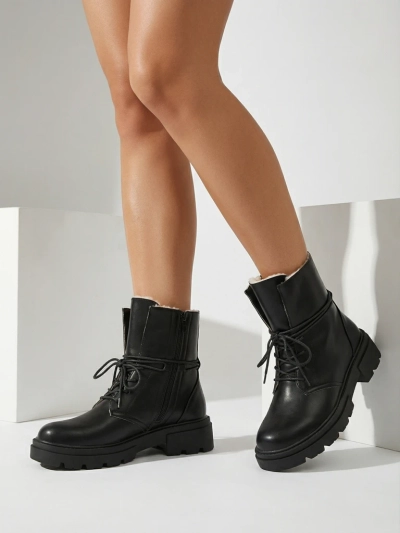 Dámské Boty Luna Černé Kožené Elegantní na Zimu