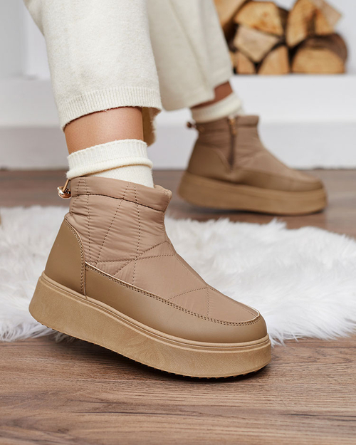 Жіночі снігоступи Royalfashion коричневого кольору Armeda