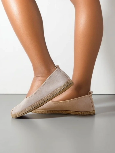 Royalfashion Dámské espadrilky z eko semiše Aroles