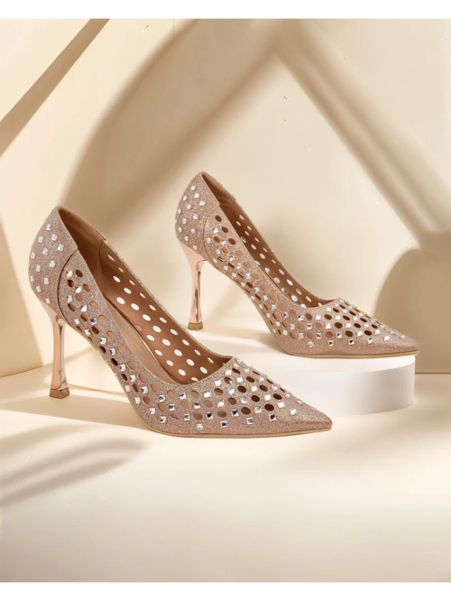 Royalfashion Жіночі перфораторні туфлі на високих підборах Ecatte