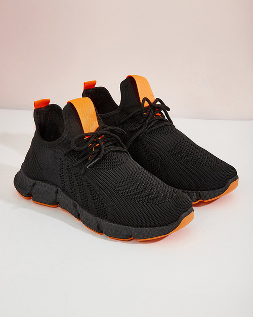 Чорно-помаранчеве жіноче спортивне взуття Bommgi - Взуття