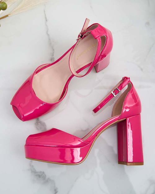 Royalfashion Жіночі лаковані босоніжки Lefeyoa