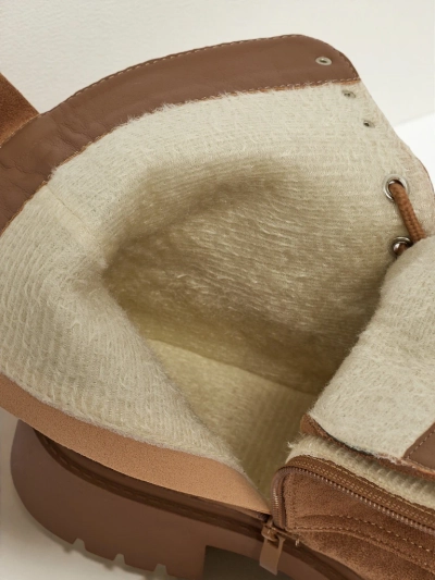 Eko semišové šněrovací dámské boty Ferlyne