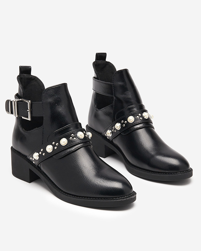 Černé dámské kozačky střihu Korillo - Obuv