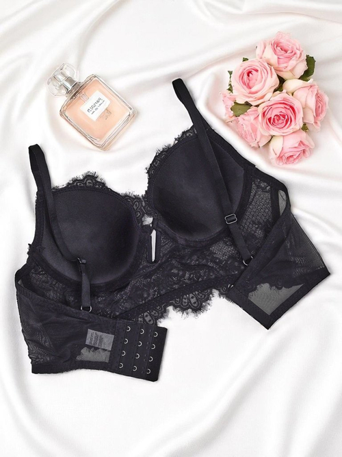 Royalfashion Жіночий бюстгальтер-корсет Grace Corset з мереживом і поролоновими чашками