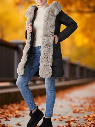 Royalfashion Dámská bunda s odnímatelnými rukávy