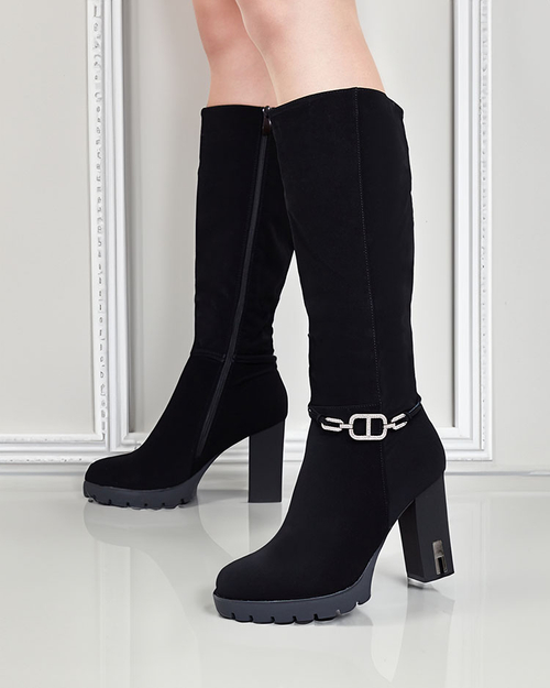 Жіночі черевики Royalfashion Retisa з декором на шпильці