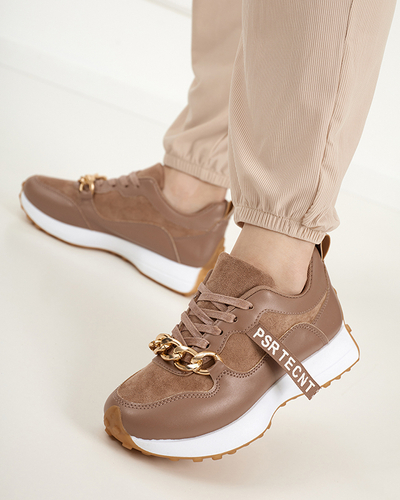 Hnědorůžová dámská sportovní obuv Arikas - Obuv