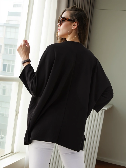 Royalfashion жіноча блуза з віскози з написами з стразів