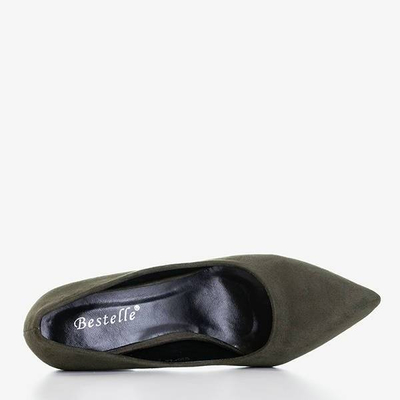 Темно-зелені туфлі на посту Росинди - Взуття