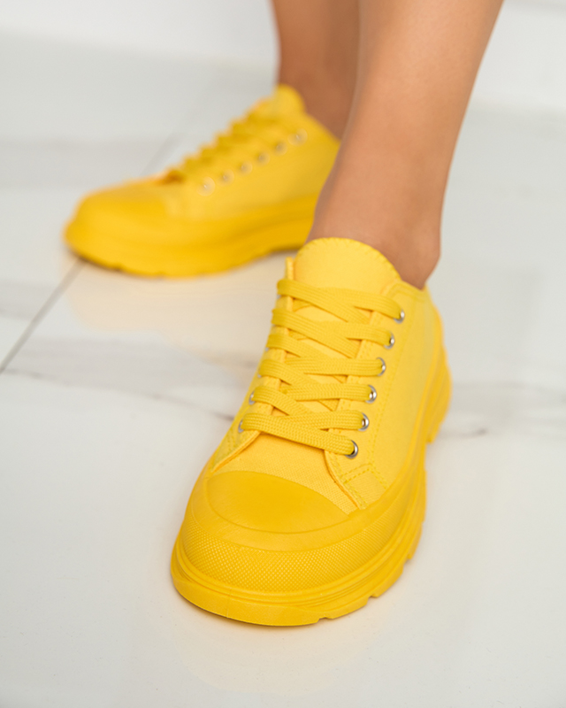 Žluté dámské sportovní tenisky Ctogi- Footwear