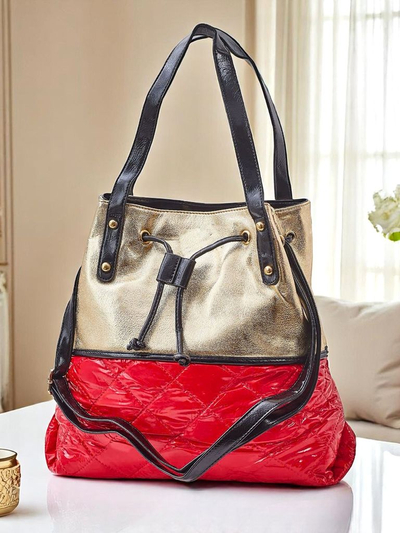 Royalfashion Велика жіноча сумка Golden Luxe Shopper