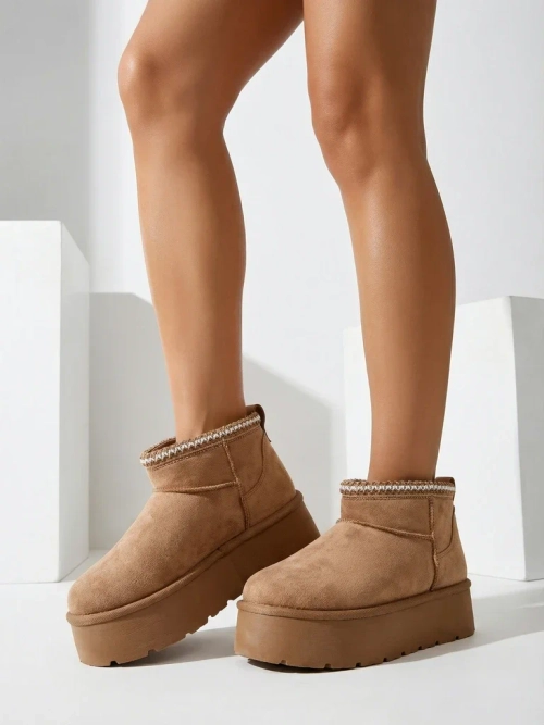 Royalfashion Жіночі короткі черевики а-ля снігоступи Xoalla