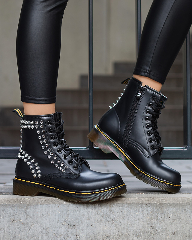 Dámské černé pracovní boty s hroty Operias - Footwear