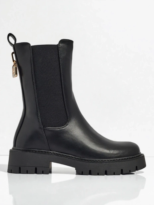 Високі жіночі ботильйони з екошкіри Varinell