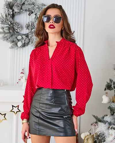 Royalfashion Dámská košile s kamínky