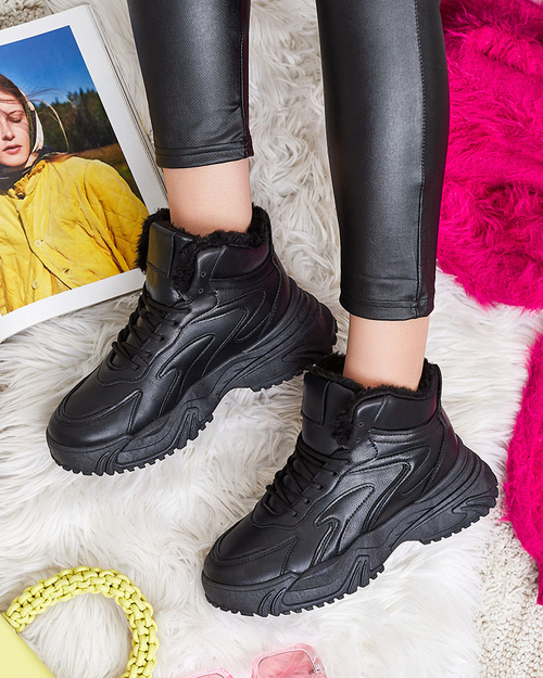 Жіночі кросівки Royalfashion Forraffi утеплені хутром