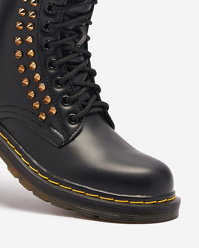 Černé dámské boty s cvočky Operias - Obuv