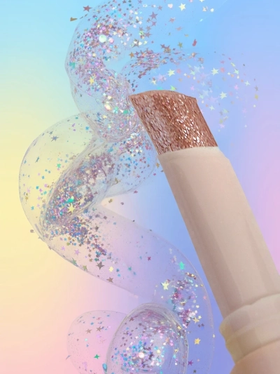 Rtěnka s třpytkami v odstínu Starlit Silver