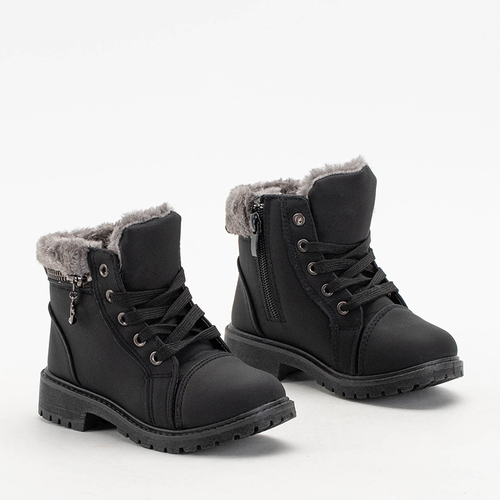 Чорні дитячі черевики Grandis