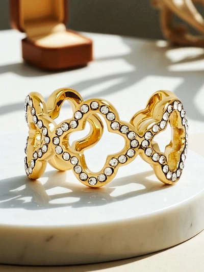 Браслет Аріадна Silverita з кристалами – срібний, геометричний візерунок гламур