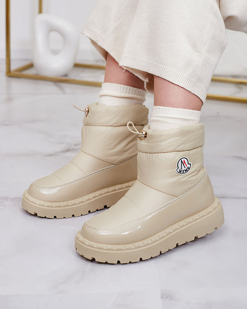 Royalfashion Жіночі снігоступи бежевого кольору Ireda