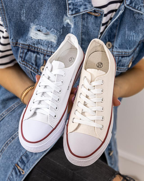 Білі жіночі кеди Shah